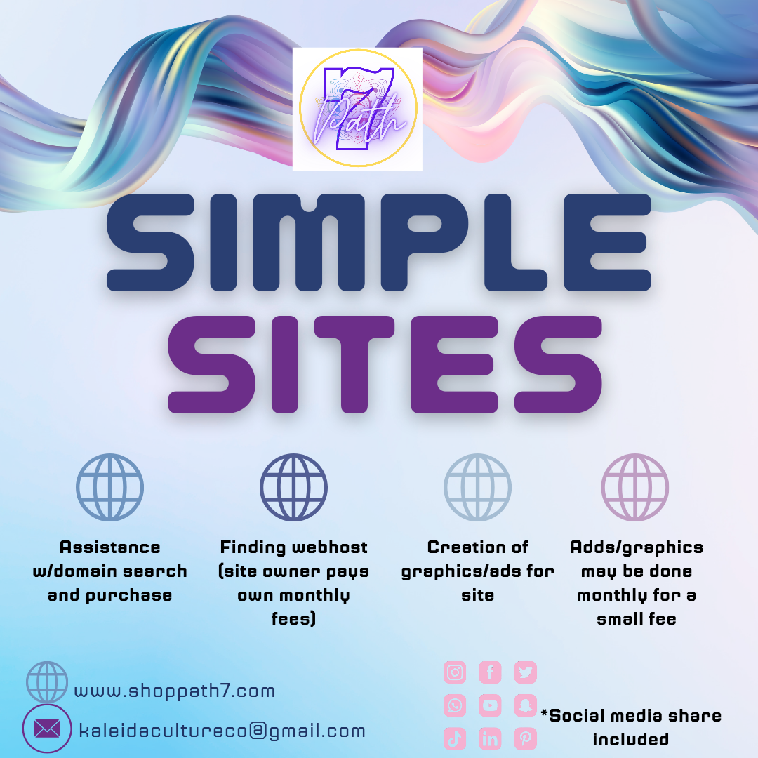 SIMPLE SITES (PATH7 X KALEIDACULTURE)